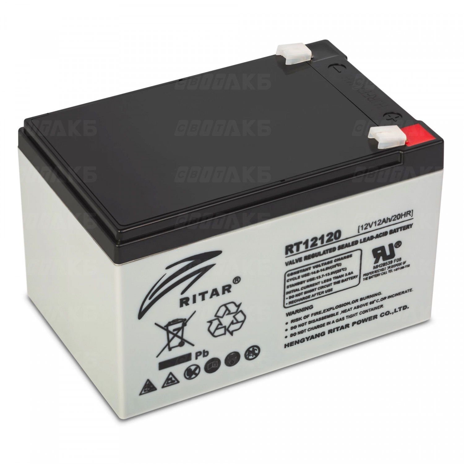 Ritar 12V 12Ah AGM SLA Battery – High Performance Sealed Lead Acid Battery for UPS